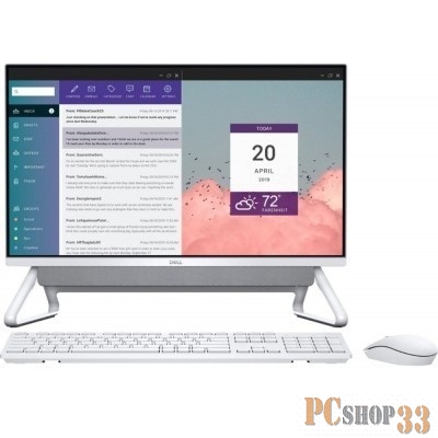 Моноблок Dell Inspiron AIO 5490 23,8 FullHD IPS AG Non-Touch, Core i5-10210U, 8Gb, 256GB SSD Boot Drive + 1TB, GF MX110 (2GB GDDR5), 2YW, Win10Pro, Silver Pafilia-X Stand, Wi-Fi/BT, KB&Mouse