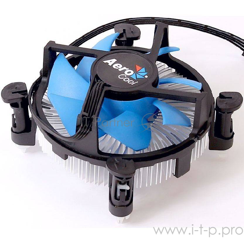 Кулер Aerocool BAS-B9SP OEM , INTEL, TDP 80W, push pins, 94x94x57mm, PWM 4-pin, 1000-2300rpm, LGA 1150/1151/1155/1156