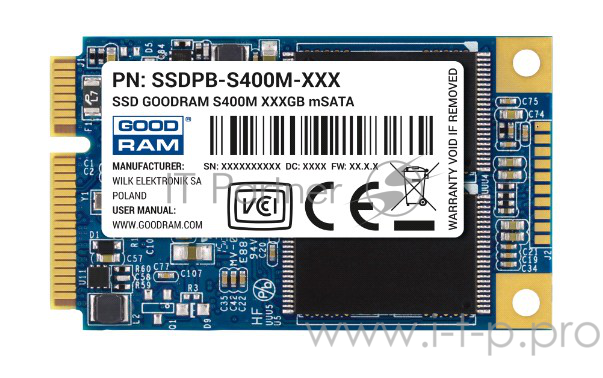 SSD Goodram mSata S400M 60GB <SSDPR-S400M-060>