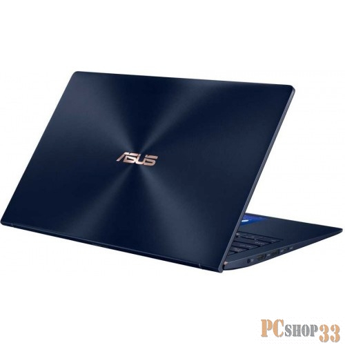 Ноутбук Asus Zenbook UX334FL-A4005T Core i7 8565U/8Gb/SSD512Gb/nVidia GeForce MX250 2Gb/13.3/IPS/FHD (1920x1080)/Windows 10/blue/WiFi/BT/Cam/Bag