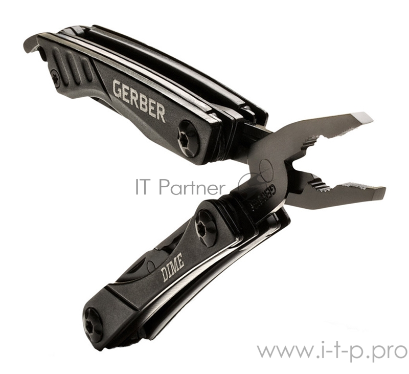 Мультитул Gerber Dime (1003728) 70мм 10функций черный