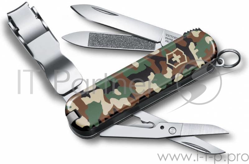 Нож перочинный Victorinox Nail Clip 580 (0.6463.94) 65мм 8функций камуфляж подар.коробка