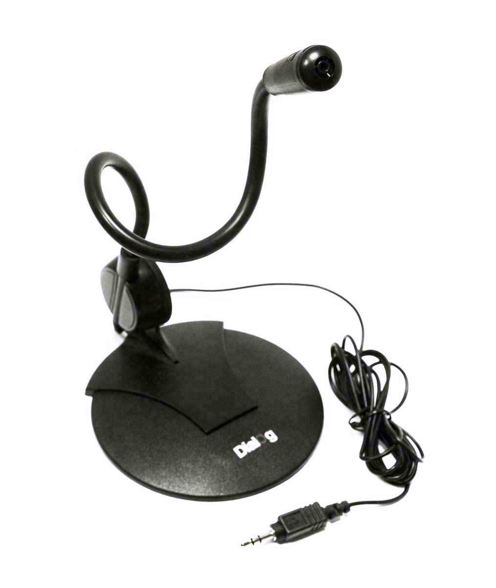 Микрофон Dialog M-103B {настольный на гнущемся основании, конденсаторный, 80Hz-16KHz}