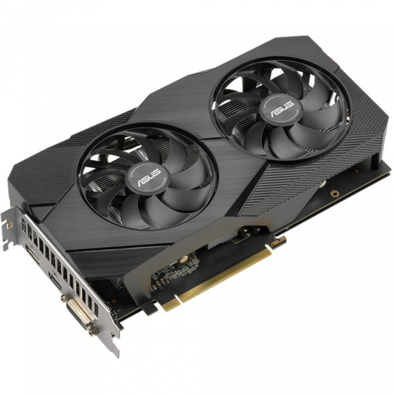 Видеокарта Asus PCI-E DUAL-GTX1660S-A6G-EVO nVidia GeForce GTX 1660SUPER 6144Mb 192bit GDDR6 1530/14002 DVIx1/HDMIx1/DPx1/HDCP Ret