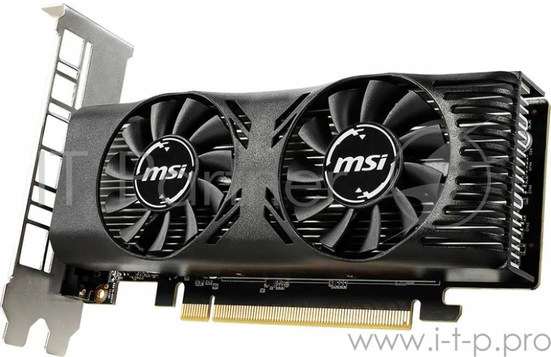 Видеокарта MSI PCI-E GTX 1650 4GT LP nVidia GeForce GTX 1650 4096Mb 128bit GDDR5 1485/8000 DVIx1/HDMIx1/HDCP Ret low profile