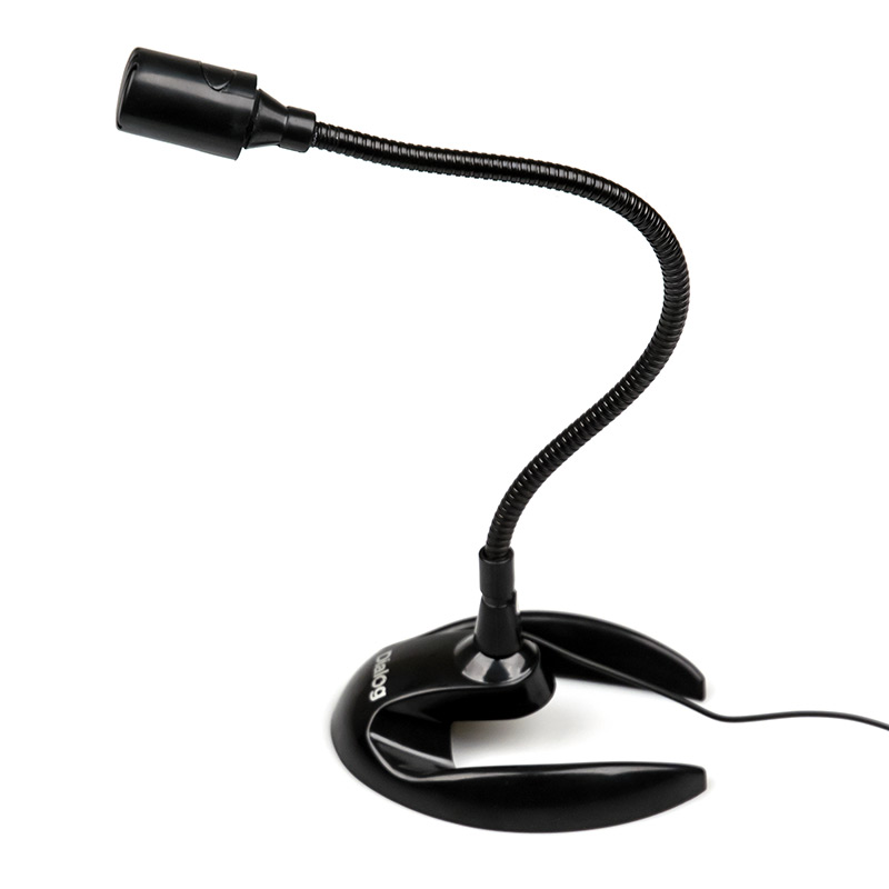 Микрофон Dialog M-125B конденсаторный, настольный, на гибком основании, черный