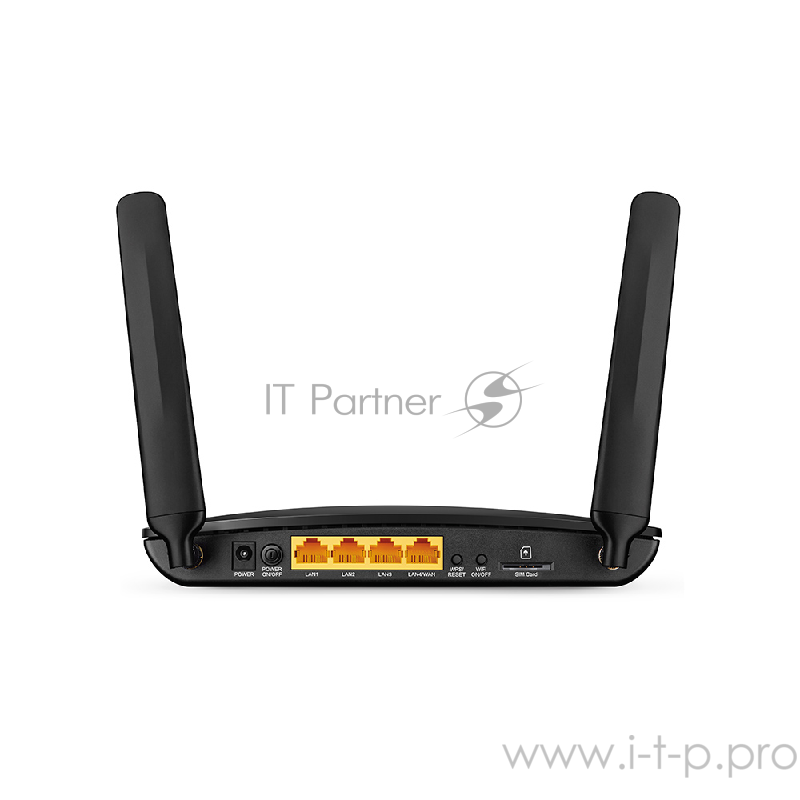 Роутер беспроводной TP-Link Archer MR400 AC1200 10/100BASE-TX/4G черный