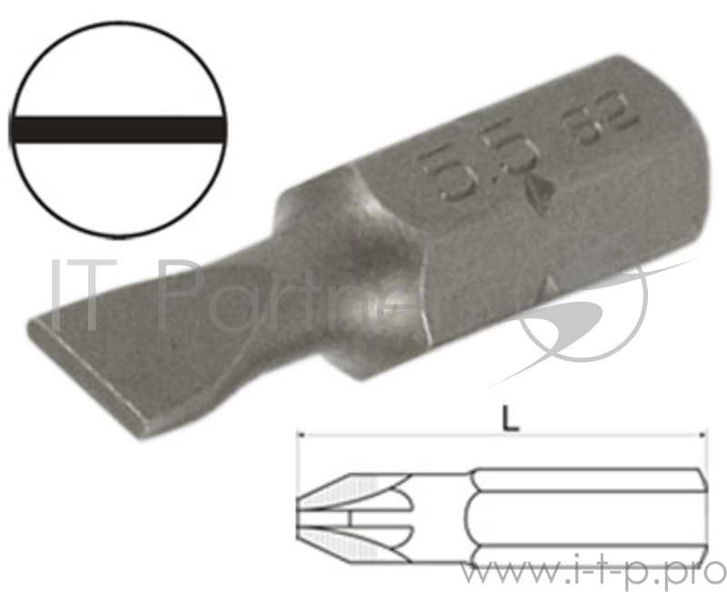 Бита AIST 1122530S шлицевой 3.0x0.5мм 1/4 L=25мм 1 шт