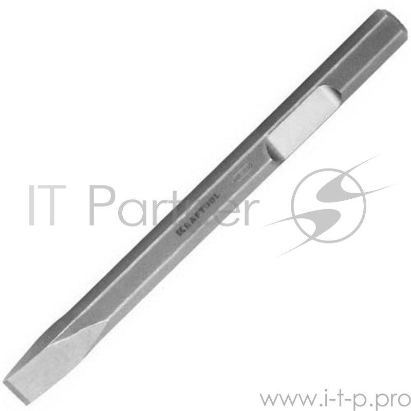Зубило KRAFTOOL 29342-35-400 INDUSTRY плоское для бетоноломов отб.молотков HEX 28мм 35х400мм