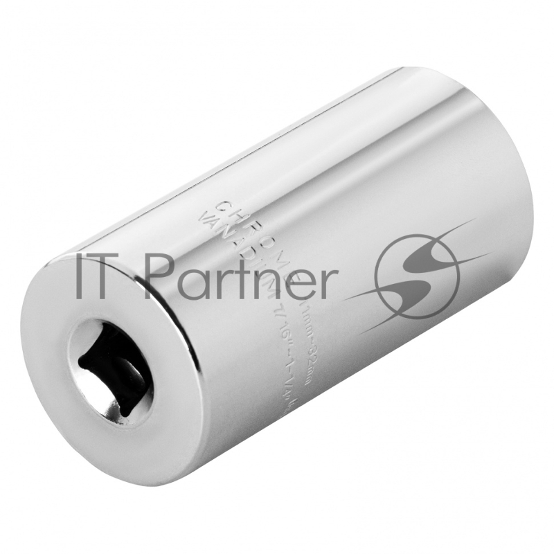 Головка GROSS 13190 торцевая многоразмерная (11-32мм) под квадрат 1/2 crv хромир.