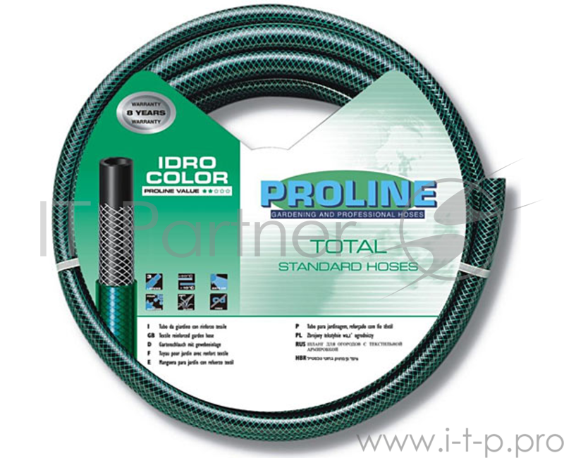 Шланг AL-KO 113340 трехслойный полиэстр зеленый 8 бар 25м 3/4 19.0мм