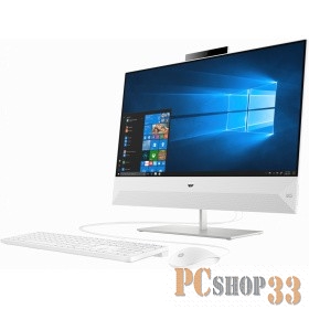 Моноблок HP Pavilion 24 I 24-xa0061ur AiO 23.8(1920x1080)/Intel Core i3 9100T(3.1Ghz)/4096Mb/16GB Intel® Optane + 1TBGb/noDVD/Int:Intel HD Graphics 630/Cam/BT/WiFi/war 1y/5.59kg/Snowflake White/W10 + kbd/mouse