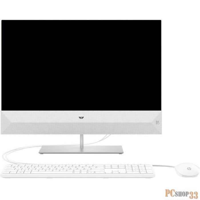 Моноблок HP Pavilion 27 I 27-xa0094ur AiO 27(1920x1080)/Intel Core i3 9100T(3.1Ghz)/4096Mb/16GB Intel® Optane + 1TBGb/noDVD/Ext:nVidia GeForce MX230(2048Mb)/Cam/BT/WiFi/war 1y/7.65kg/Snowflake White/W10 + kbd/mouse