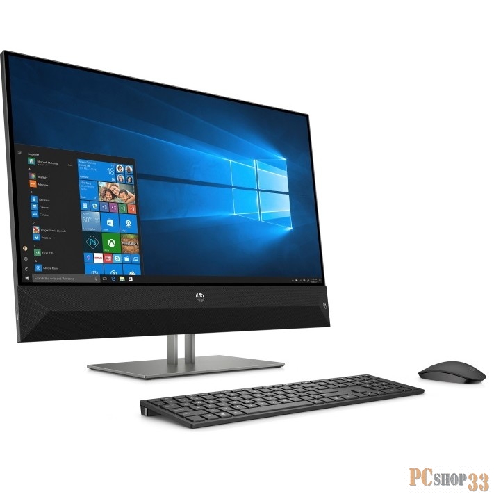 Моноблок HP Pavilion 27I 27-xa0116ur <7JY37EA> i3-9100T/4Gb/1TB/no DVD/27 (1920x1080) QHD/WiFi/KB+mouse/Win 10/Black