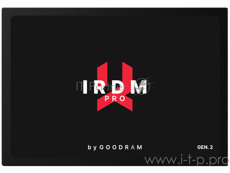 SSD 2.5 Goodram 256Gb Iridium Pro gen.2 <IRP-SSDPR-S25C-256> (SATA3, up to 555/540MBs, 96000IOPs, 3D TLC, Phison PS3112-S12, DRAM, TBW 430Tb, 7mm)