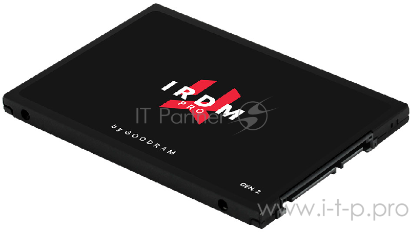 SSD 2.5 Goodram 256Gb Iridium Pro gen.2 <IRP-SSDPR-S25C-256> (SATA3, up to 555/540MBs, 96000IOPs, 3D TLC, Phison PS3112-S12, DRAM, TBW 430Tb, 7mm)