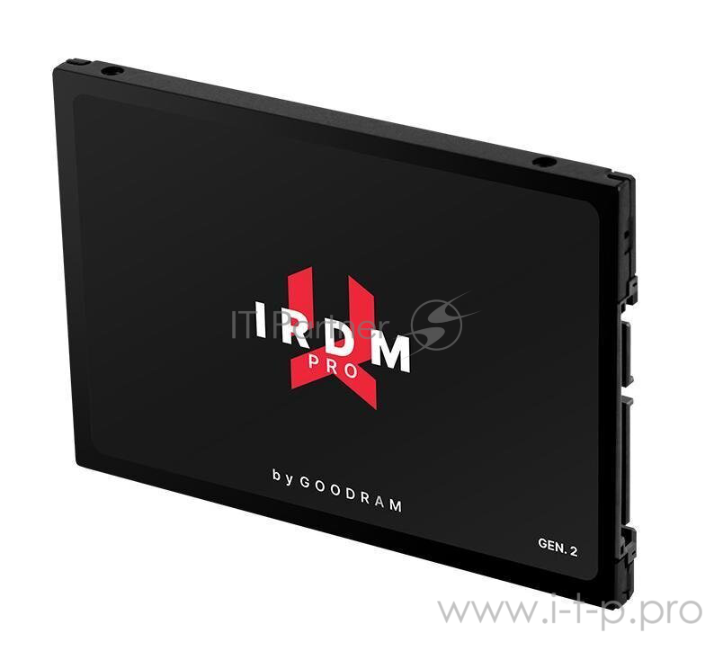 SSD 2.5 Goodram 256Gb Iridium Pro gen.2 <IRP-SSDPR-S25C-256> (SATA3, up to 555/540MBs, 96000IOPs, 3D TLC, Phison PS3112-S12, DRAM, TBW 430Tb, 7mm)