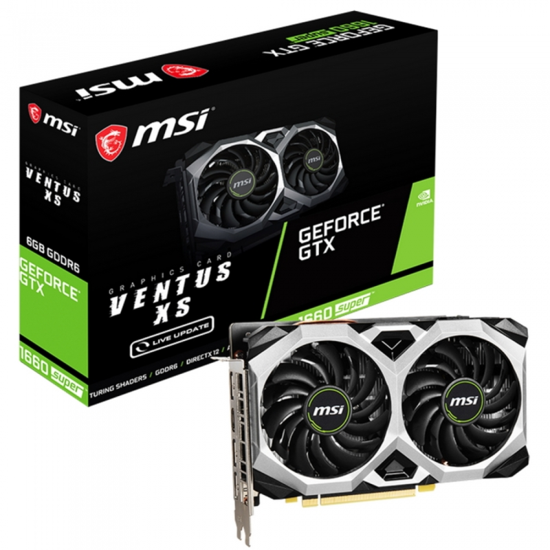 Видеокарта MSI GTX 1660 SUPER VENTUS XS RTL {10)