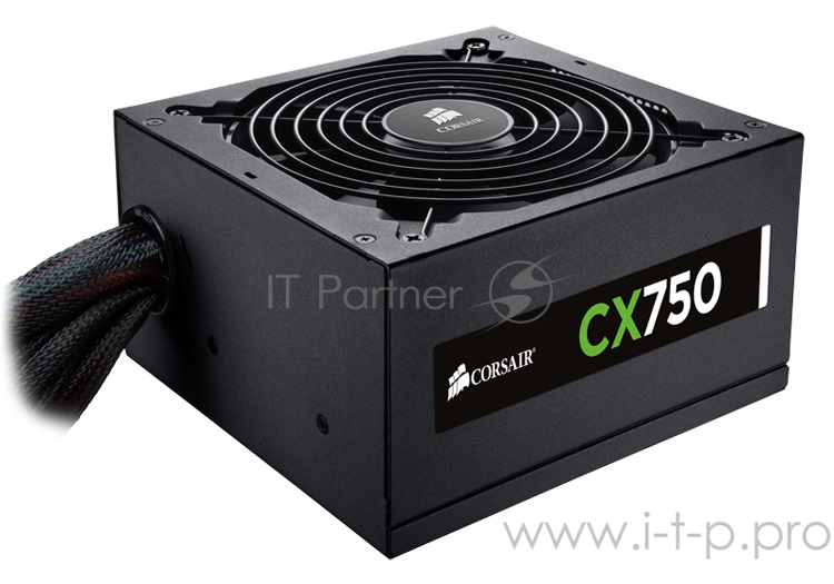 Блок питания Corsair CX 750W RTL CP-9020015-EU {750W, ATX, 120mm, 4xSATA, 1xPCI-E, APFC}