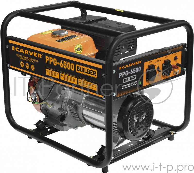 Генератор Carver PPG- 6500 BUILDER 9.6кВт