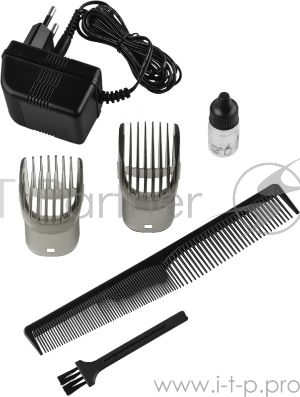 Машинка для стрижки Scarlett SC-HC63C65 бордовый 8Вт (насадок в компл:2шт)