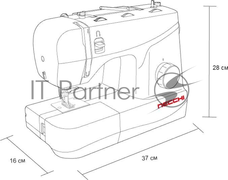 Швейная машина Necchi 4323 А белый