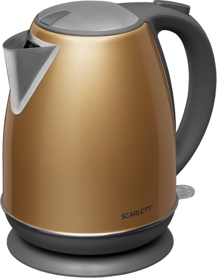 Чайник электрический Scarlett SC-EK21S86 1.7л. 2200Вт золотистый (корпус: нержавеющая сталь)