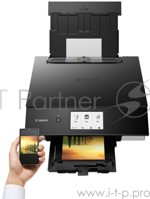 МФУ струйный Canon Pixma TS8340 (3775C007) A4 Duplex WiFi BT USB черный