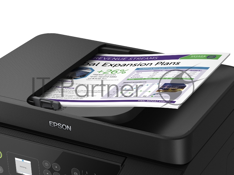 МФУ струйный Epson L5190 (C11CG85405) A4 WiFi USB RJ-45 черный