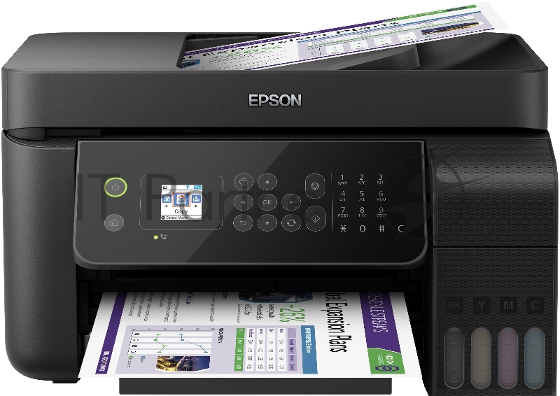 МФУ струйный Epson L5190 (C11CG85405) A4 WiFi USB RJ-45 черный