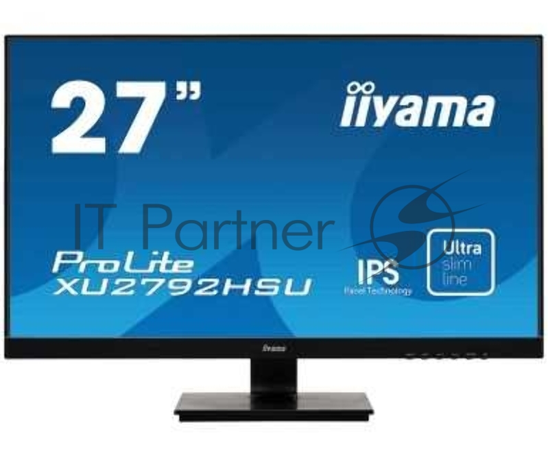 Монитор Iiyama 27 ProLite XU2792HSU-B1 черный IPS LED 4ms 16:9 HDMI M/M матовая 1000:1 250cd 178гр/178гр 1920x1080 D-Sub DisplayPort FHD USB 5.1кг