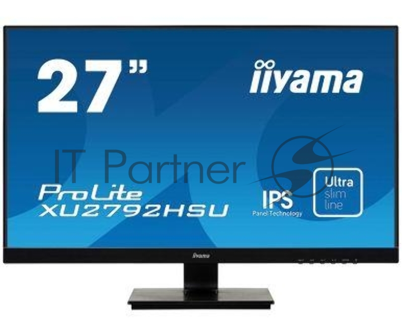 Монитор Iiyama 27 ProLite XU2792HSU-B1 черный IPS LED 4ms 16:9 HDMI M/M матовая 1000:1 250cd 178гр/178гр 1920x1080 D-Sub DisplayPort FHD USB 5.1кг
