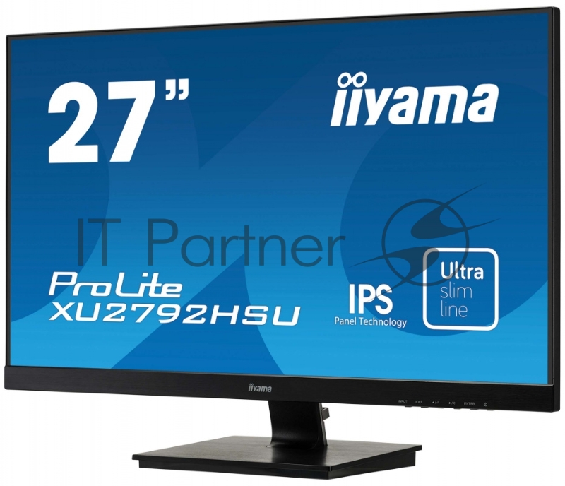 Монитор Iiyama 27 ProLite XU2792HSU-B1 черный IPS LED 4ms 16:9 HDMI M/M матовая 1000:1 250cd 178гр/178гр 1920x1080 D-Sub DisplayPort FHD USB 5.1кг