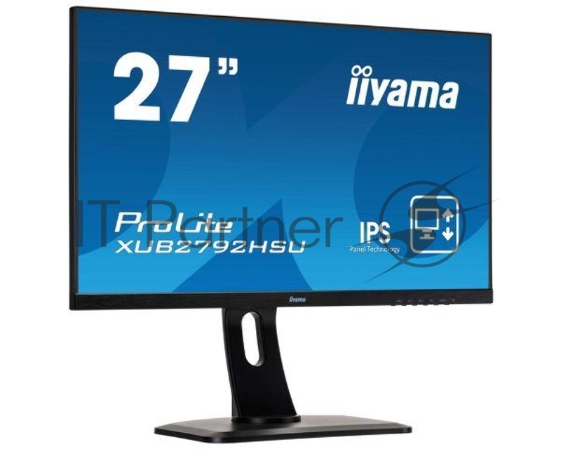 Монитор Iiyama 27 ProLite XUB2792HSU-B1 черный IPS LED 4ms 16:9 HDMI M/M матовая HAS Pivot 1000:1 250cd 178гр/178гр 1920x1080 D-Sub DisplayPort FHD U