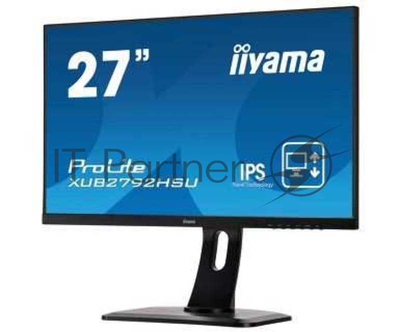 Монитор Iiyama 27 ProLite XUB2792HSU-B1 черный IPS LED 4ms 16:9 HDMI M/M матовая HAS Pivot 1000:1 250cd 178гр/178гр 1920x1080 D-Sub DisplayPort FHD U