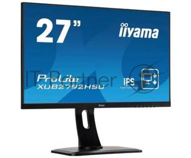 Монитор Iiyama 27 ProLite XUB2792HSU-B1 черный IPS LED 4ms 16:9 HDMI M/M матовая HAS Pivot 1000:1 250cd 178гр/178гр 1920x1080 D-Sub DisplayPort FHD U