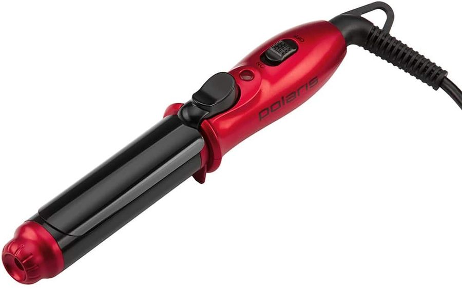 Щипцы Polaris PHS 2580MK 25Вт макс.темп.:180С покрытие:керамическое красный/черный