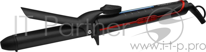 Щипцы Scarlett SC-HS60T35 35Вт покрытие:керамическое черный/красный