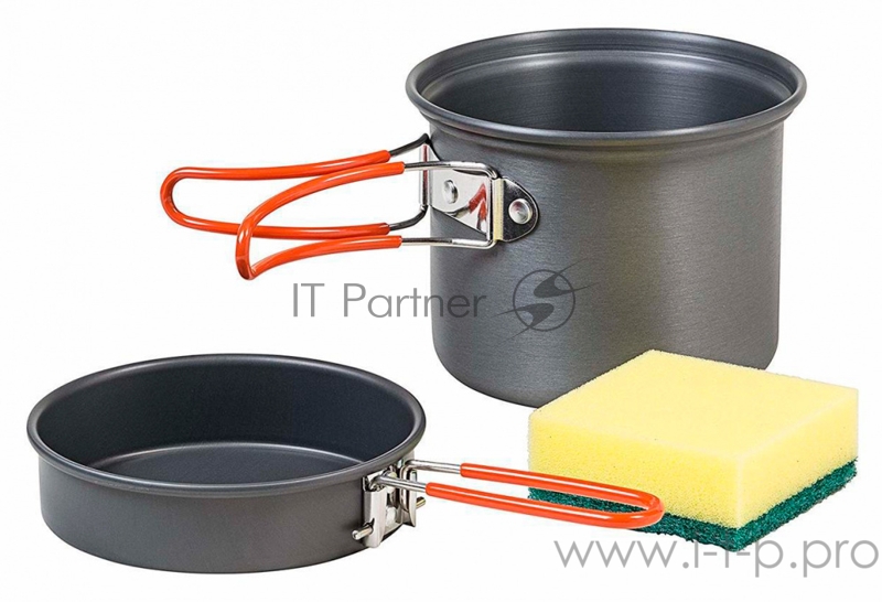 Кастрюля AceCamp Solo (1666) антрацитовый алюминий 0.6л