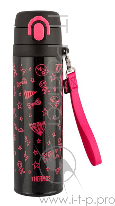 Термос Thermos JNT-550-BK-P (673992) 0.55л. черный/рисунок