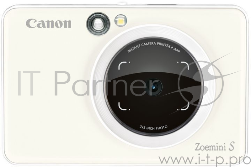Фотоаппарат Canon Zoemini S белый 8Mpix microSDXC 30minF/Li-Ion