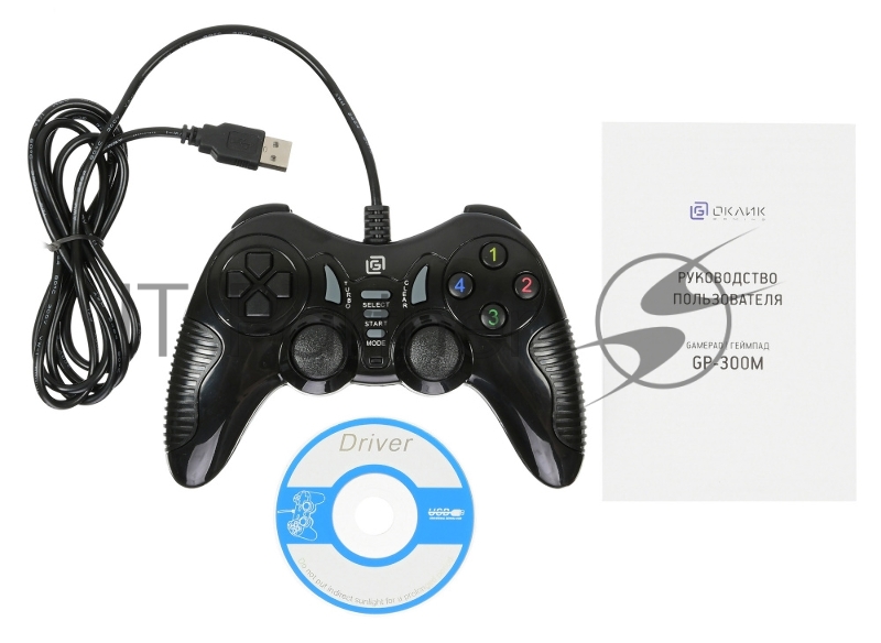 Геймпад Oklick GP-300M черный USB