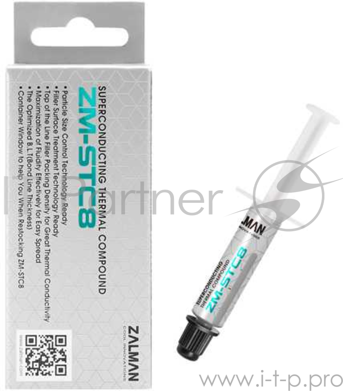 Термопаста Zalman ZM-STC8 шприц 1.5гр.