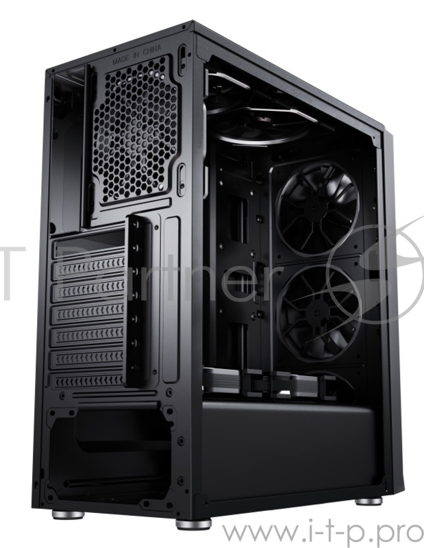 Корпус Formula T-11B черный без БП ATX 9x120mm 2xUSB2.0 1xUSB3.0 audio bott PSU