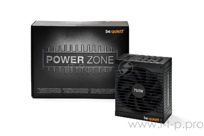 Блок питания BE QUIET! POWER ZONE 750W / ATX 2.4 / Active PFC / 80+ Bronze / 135mm fan / Modular cable management / RTL