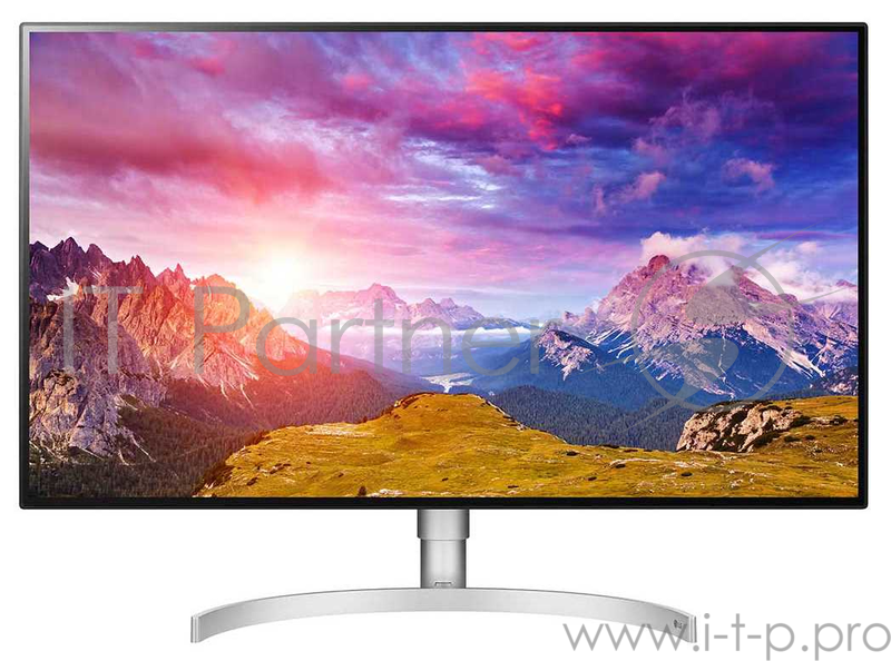Монитор LG 31.5 32UL950-W белый IPS LED 5ms 16:9 HDMI M/M матовая HAS 1300:1 450cd 3840x2160 Displa