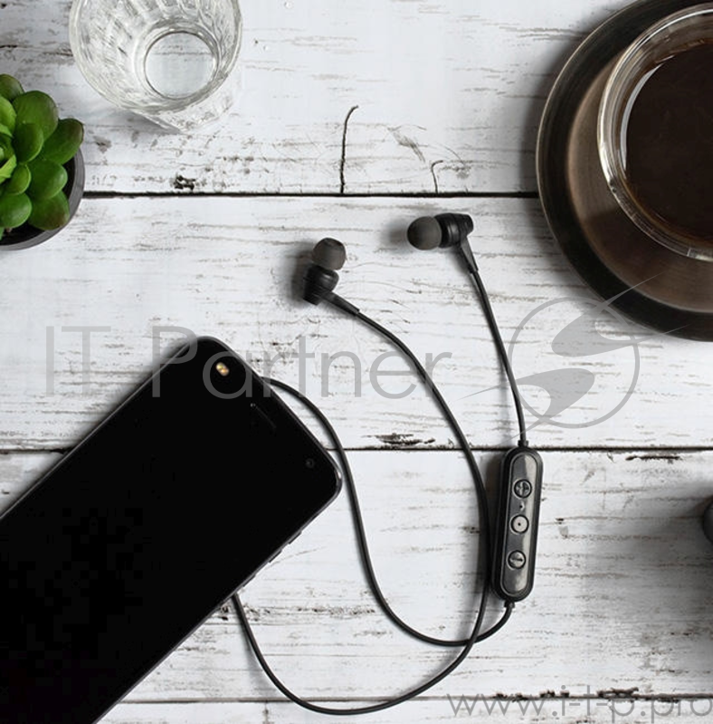 Гарнитура вкладыши Pioneer SE-C4BT-B черный беспроводные bluetooth (шейный обод)