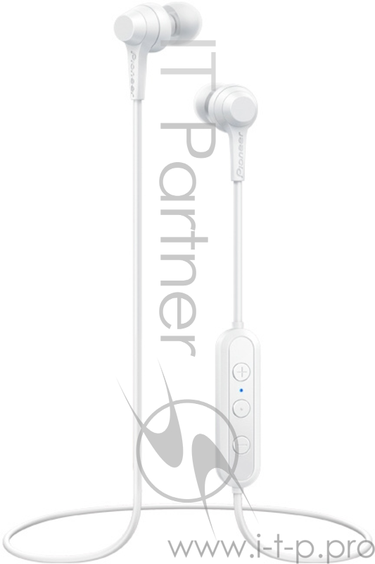 Гарнитура вкладыши Pioneer SE-C4BT-W белый беспроводные bluetooth (шейный обод)