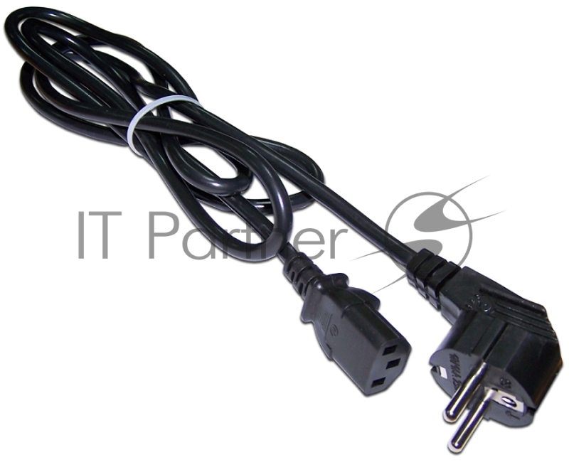 Шнур питания C13-Schuko, 3х0.75, 220В, 10А, черный, 3 метра