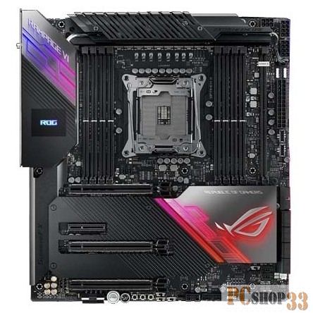 ASUS ROG RAMPAGE VI EXTREME ENCORE, LGA 2066, X299, 8*DDR4 , SLI+CrossFireX, SATA3 + SATA Express + RAID, Audio, Gb LAN, USB 3.2*17, USB 2.0*3, ATX
